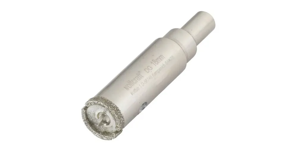 Kihagyhatatlan ajánlat WOLFCRAFT 5920000 KORONAFÚRÓ GYÉMÁNTSZEMCSÉS CERAMIC D18mm BEF. 10mm