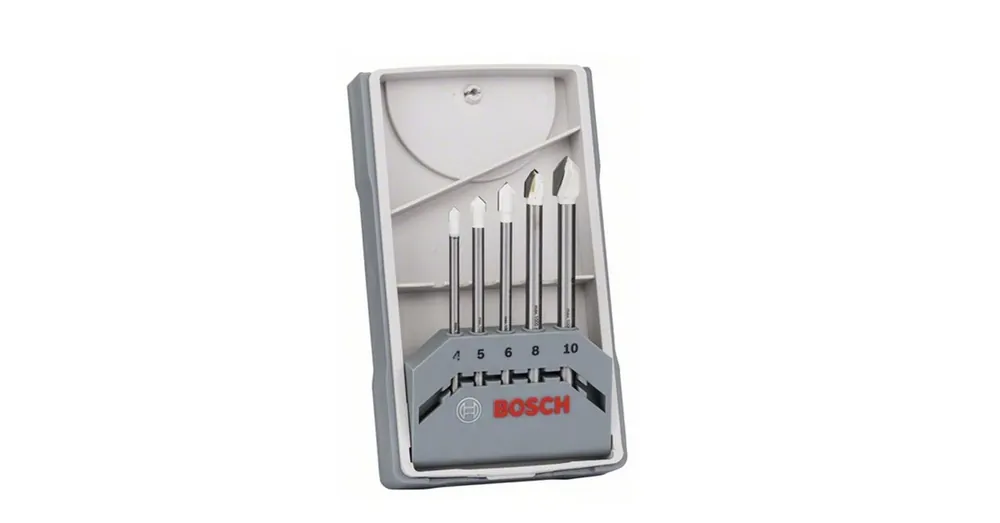 Korlátozott ajánlat BOSCH 2608587169 KERÁMIAFÚRÓ KÉSZLET D4-D10/5részes