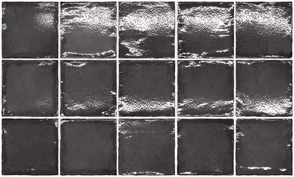 Biztonságos vásárlás Equipe Altea Black 10x10 rusztikus falicsempe