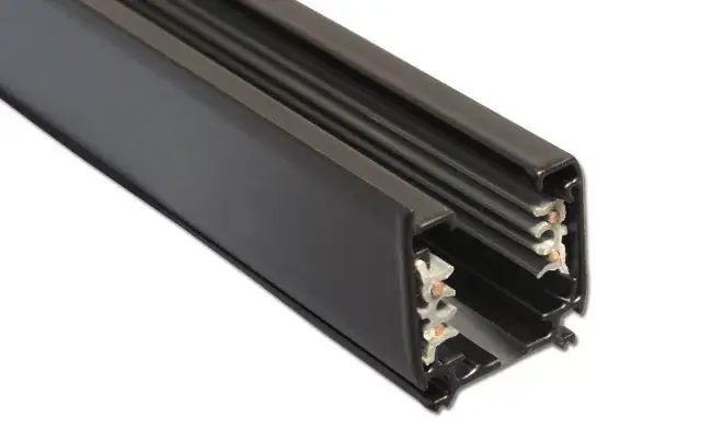 Outlet MasterLED 3 fázisú fekete felületre szerelhető sín 2 méter hosszú