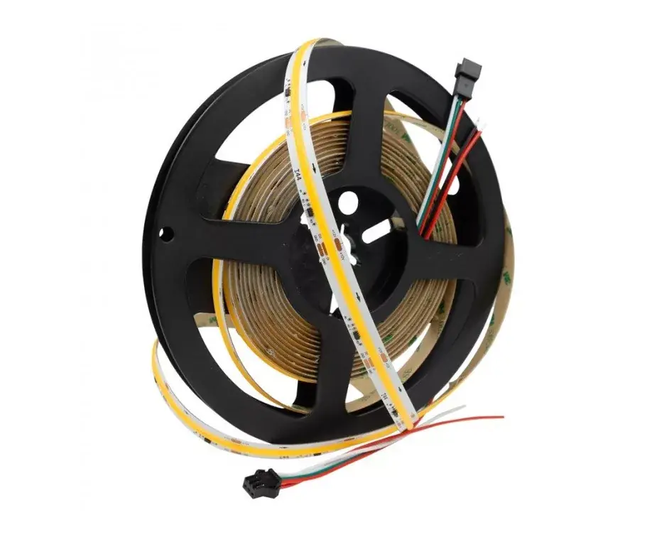 Ne maradj le EcoLight COB Digitális Led szalag natúrfehér 855 lm/méter 9 W/méter 12 V IP20 5m / tekercs