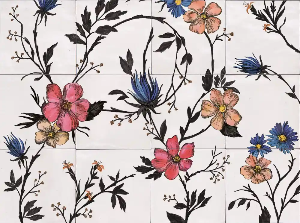 Marazzi Rice Decoro Garden Modulo A 45X60 rusztikus falicsempe dekorszett Olcsó