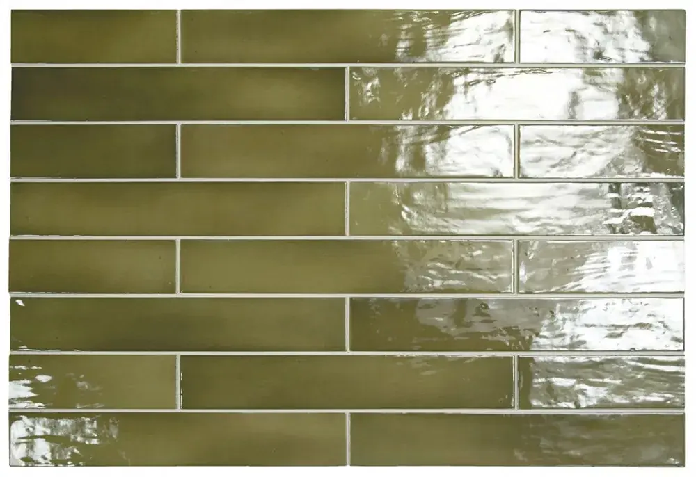 Nézd meg most Equipe Manacor Basil Green 6,5x40 - rusztikus falicsempe