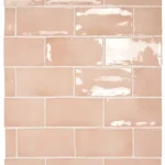 Kedvezmény Equipe Manacor Blush Pink 7,5x15 - rusztikus falicsempe