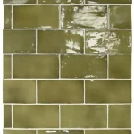 Azonnali szállítás Equipe Manacor Basil Green 7,5x15 - rusztikus falicsempe