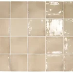 Equipe Manacor Beige Argile 10x10 - rusztikus falicsempe Biztonságos fizetés