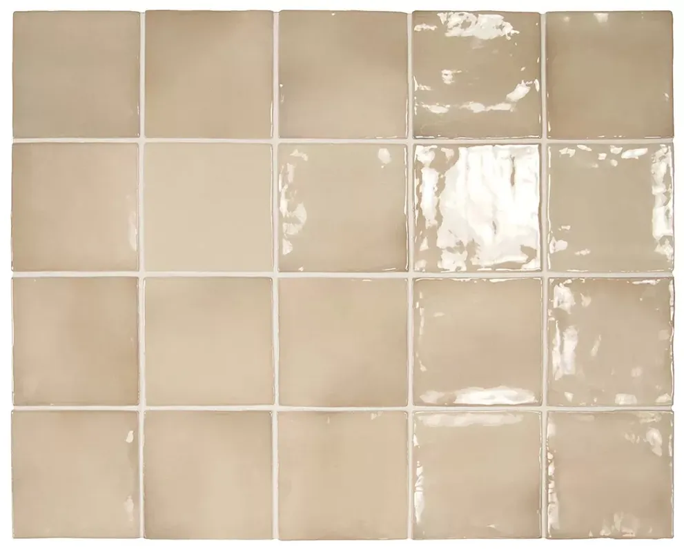 Equipe Manacor Beige Argile 10x10 - rusztikus falicsempe Biztonságos fizetés