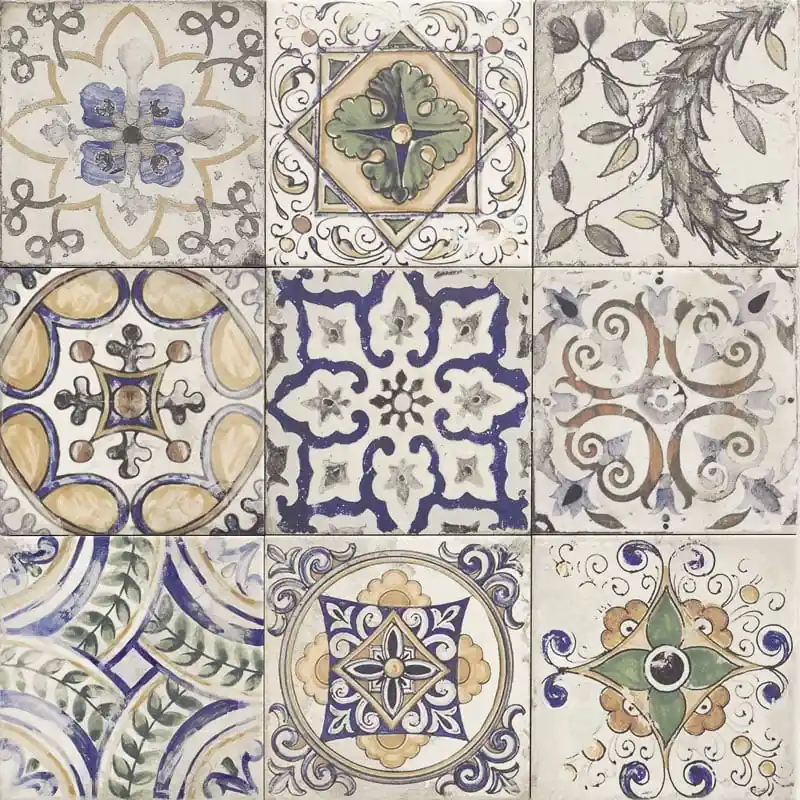 Mainzu Centro Faenza 20x20 patchwork mintás járólap Csak ma