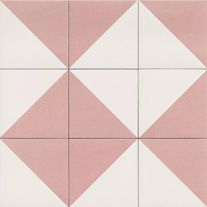 Mainzu Fired Middle Pink 20x20 - cementlap mintás járólap Kedvezményes ár