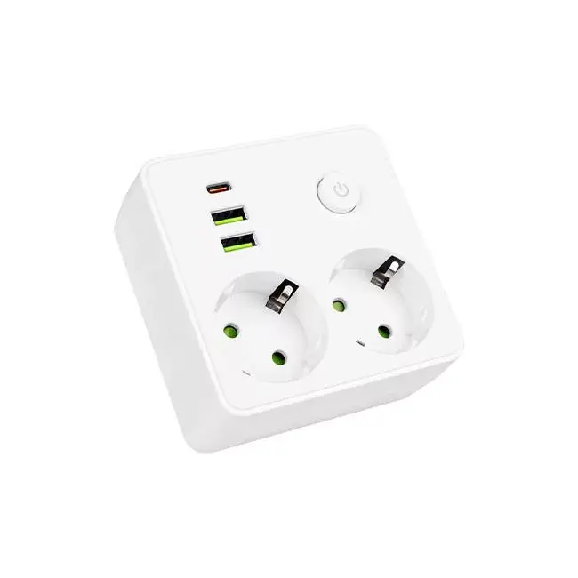 MasterLED Modi fehér színű 2-es hosszabító kapcsolóval 2 x USB-A 1x USB-C Különleges ajánlat
