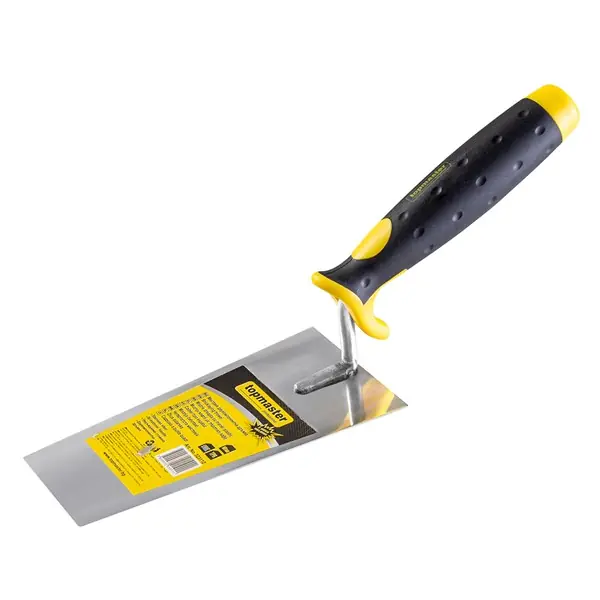 Nézd meg most Kőműveskanál szögletes 180 mm műanyag nyéllel INOX topmaster
