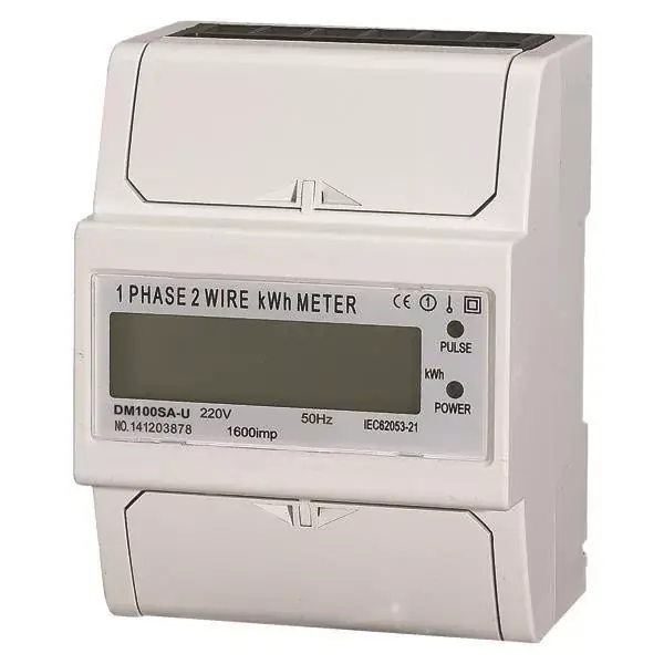 1 Fázisú digitális fogyasztásmérő sínre szerelhető 50A 220-240V Nézd meg most