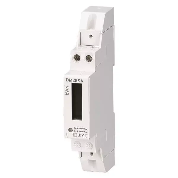 Végkiárusítás 1 Fázisú digitális fogyasztásmérő sínre szerelhető 30A 220-240V