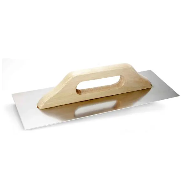 Glettvas fanyéllel 360 x 130 mm INOX Azonnal elérhető