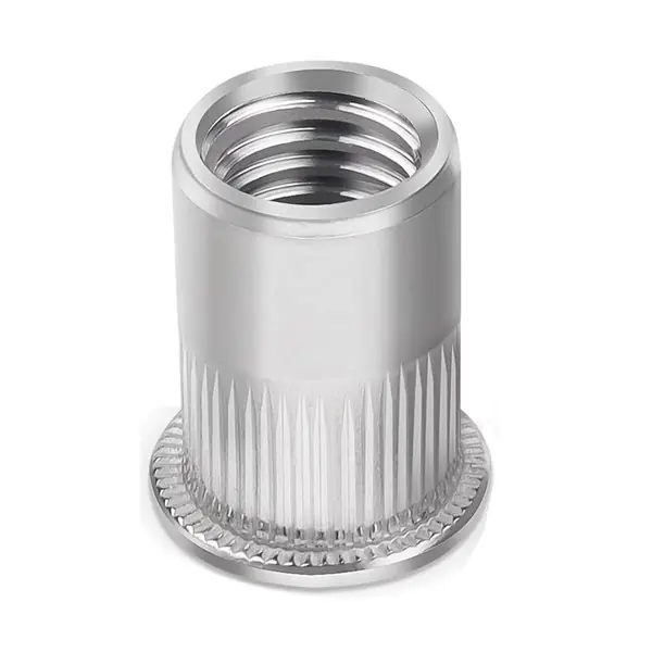 Árcsökkenés Szegecsanya M4x10 peremes rovátkolt horganyzott (2 mm-ig) (20 db)