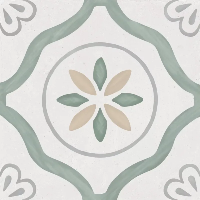 Harmony Sirocco Green Petals 22,3x22,3 Újdonság