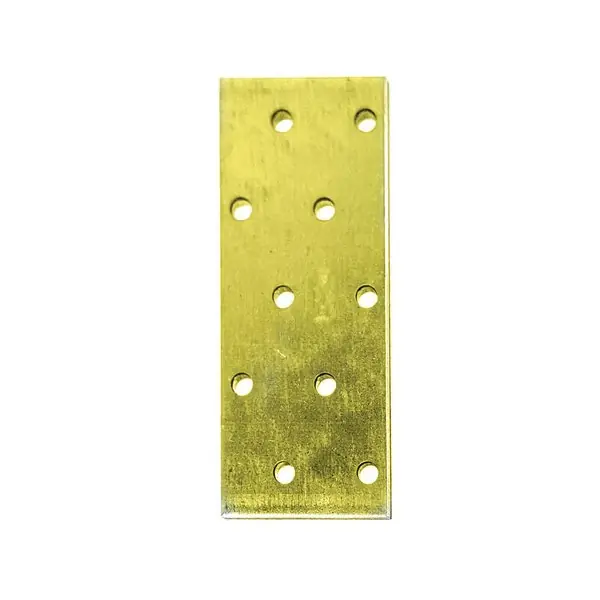 Azonnal elérhető Összekötő lemez perf. 80 x 200 / 2 mm sárga horgany
