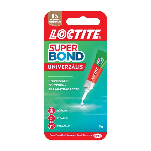 Kedvezmény Pillanatragasztó LOCTITE Super Bond Univerzális 3g