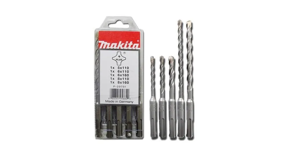 MAKITA D-00795 SDS PLUS BETONFÚRÓ KÉSZLET D5, 6, 8x110, D6, 8x160 (5DB) Népszerű