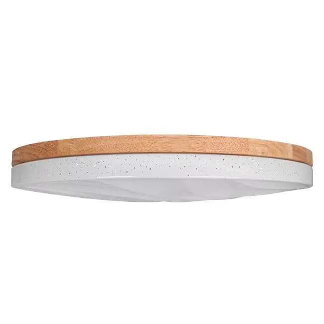 Akciós ár MasterLED XUDO 72W 3000-6500K 500x85 mm valódi fa/fehér színű mennyezeti lámpa távirányítóval