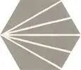 Ragno Stratford Gray Decoro Tratto 18,2x21 hexagon járólap Szuper ajánlat