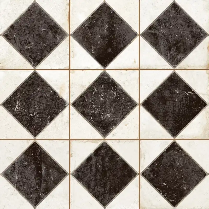 Prémium Peronda FS ARLES BLACK LT 33x33 cementlap mintás járólap