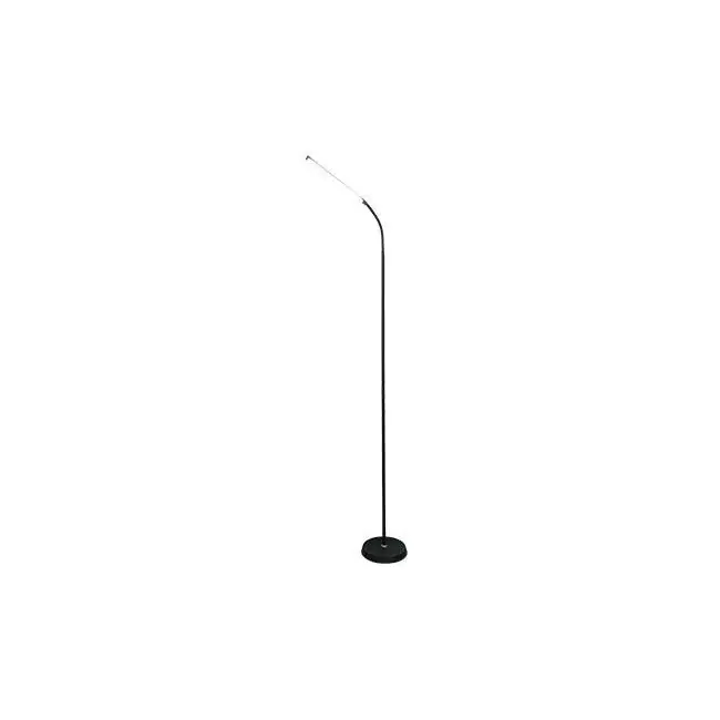 Népszerű MasterLED Meso 8W-os dimmelhető fekete színű állólámpa 170 cm