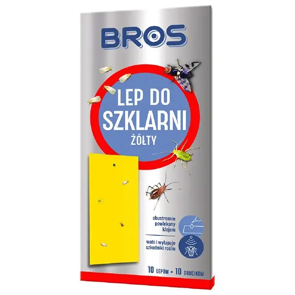 Ragasztós rovarcsapda függeszthető 10 db-os 24 x 10 cm (sárga lap) Kiárusítás