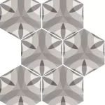 Hexatile Patchwork Nature B&W 17,5x20 hatszögletű Csak ma
