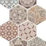 Hexatile Patchwork Harmony Colours 17,5x20 hatszögletű Exkluzív ajánlat