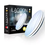 Rendeld meg most Lagoon PP series Dune 18 W-os ø330 mm kerek natúr fehér mennyezeti lámpa IP44-es védettségű