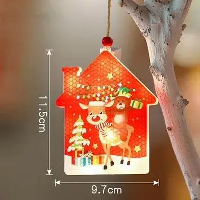 Outlet MasterLED karácsonyi házikó alakú dísz 11 5cm-es 2700K
