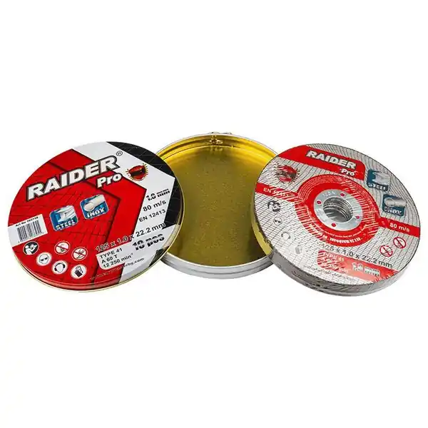 Olcsó Vágókorong fém/inox 125x1,0 (10db) fémdobozos Raider