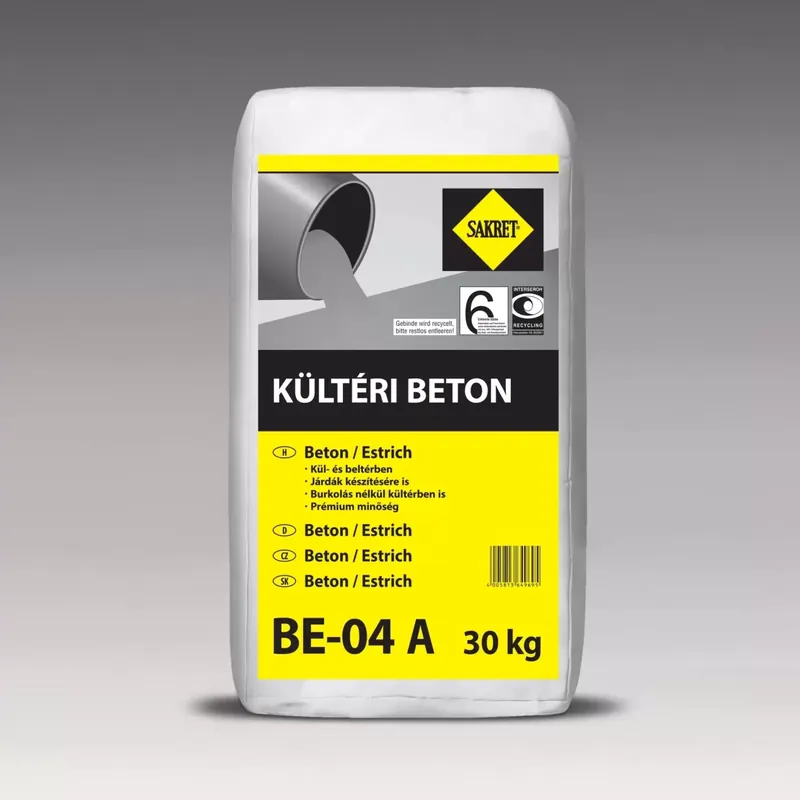 Sakret BE 0-4 A Kültéri Beton esztrich 30 kg Legkelendőbb