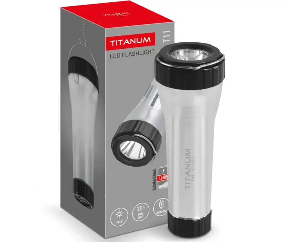 Videx TITANUM hordozható LED zseblámpa 5500K 70lm TLF-T11 Akció