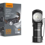 Kiárusítás Videx LED Fejlámpa hidegfehér újratölthető akkumulátorral A055H