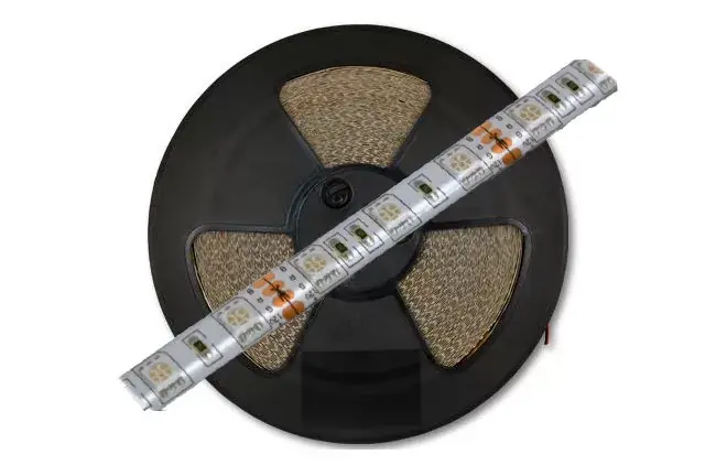 Kihagyhatatlan ajánlat MasterLED 60 LED/méteres 12 V-os vízálló RGB 5050 LED szalag 5m/ tekercs