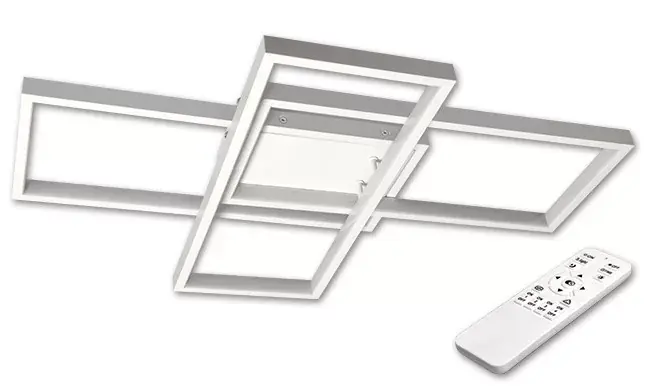 MasterLED Galaxis Orion 72 W-os 56x37 cm fehér LED távirányítós mennyezeti lámpa Kedvezményes ár
