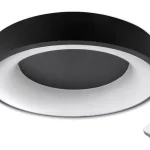 Azonnal elérhető MasterLED Galaxis Nova 54 W-os 40x8 cm fekete LED távirányítós mennyezeti lámpa