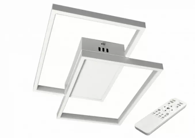 MasterLED Galaxis Polaris 45 W-os 42x30 cm fehér LED távirányítós mennyezeti lámpa Szuper akció