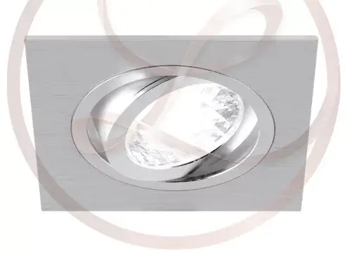 Korlátozott ajánlat Strühm Alum négyzet alakú spot keret ezüst GU10-es foglalattal