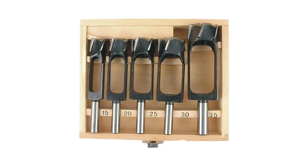 GÖRCSKIFÚRÓ DUGÓFÚRÓ FÁHOZ D15-35 5 DB-OS SZETT DOBOZBAN MASSIVE TOOLS Végkiárusítás