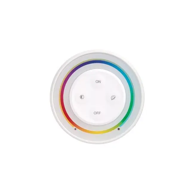 Szezonális akció Mi Light 1 zónás falra szerelhető mágneses érintős fényerő szabályozó fehér színben (RGB+CCT)