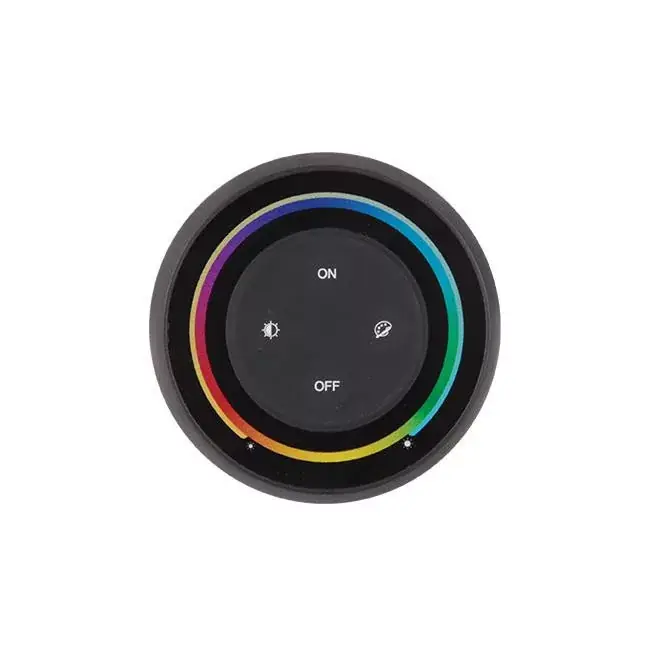 Bestseller Mi Light 1 zónás falra szerelhető mágneses érintős fényerő szabályozó fekete színben (RGB+CCT)