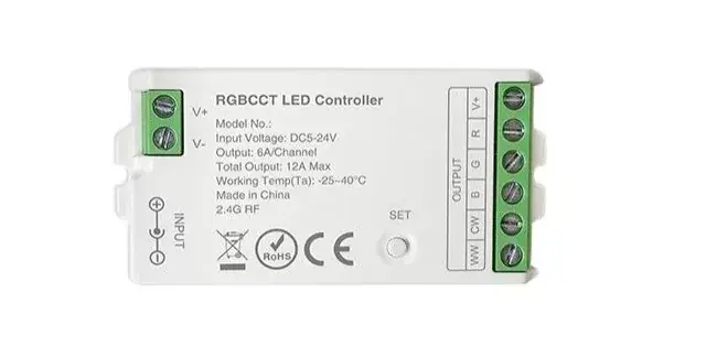 MasterLED LED vezérlő RGB+CCT RF 12/24V 12A Kihagyhatatlan ajánlat