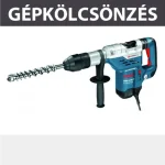 KÖLCSÖNZÉS FÚRÓ-VÉSŐ KALAPÁCS SDS MAX, KAUCIÓ 90.000,- KÖLCSÖNZÉS BOSCH GBH 5-40 DE Népszerű