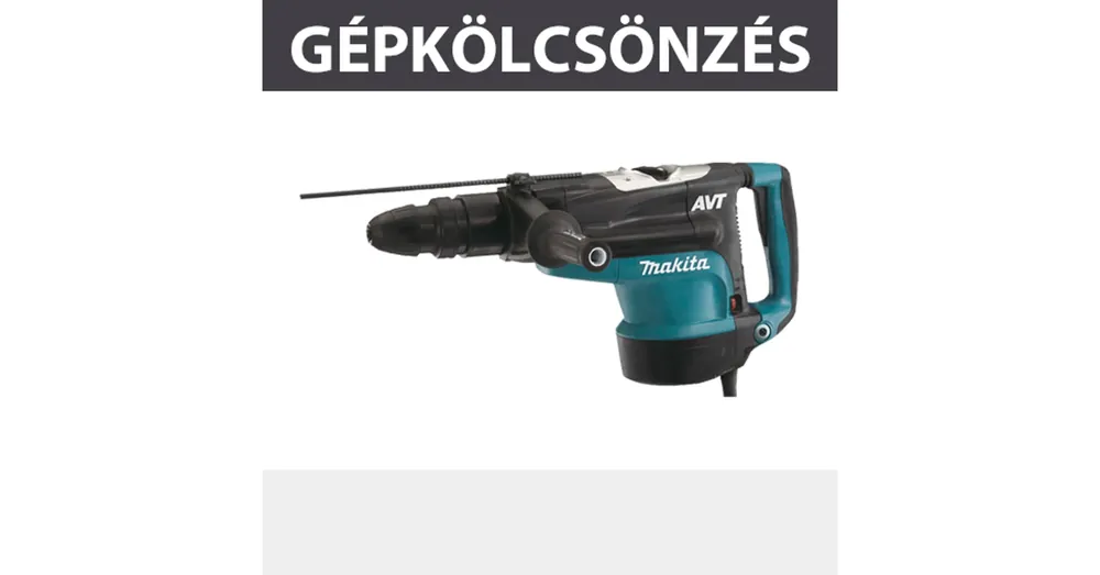 Outlet KÖLCSÖNZÉS FÚRÓ- VÉSŐKALAPÁCS MAKITA HR5211C KAUCIÓ 90.000,- KÖLCSÖNZÉS HR5211C