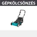 KÖLCSÖNZÉS GYEPSZELLŐZT. 1800W ELEKTR., KAUCIÓ 50.000,- FT KÖLCSÖNZÉS MAKITA UV3600 Azonnali szállítás