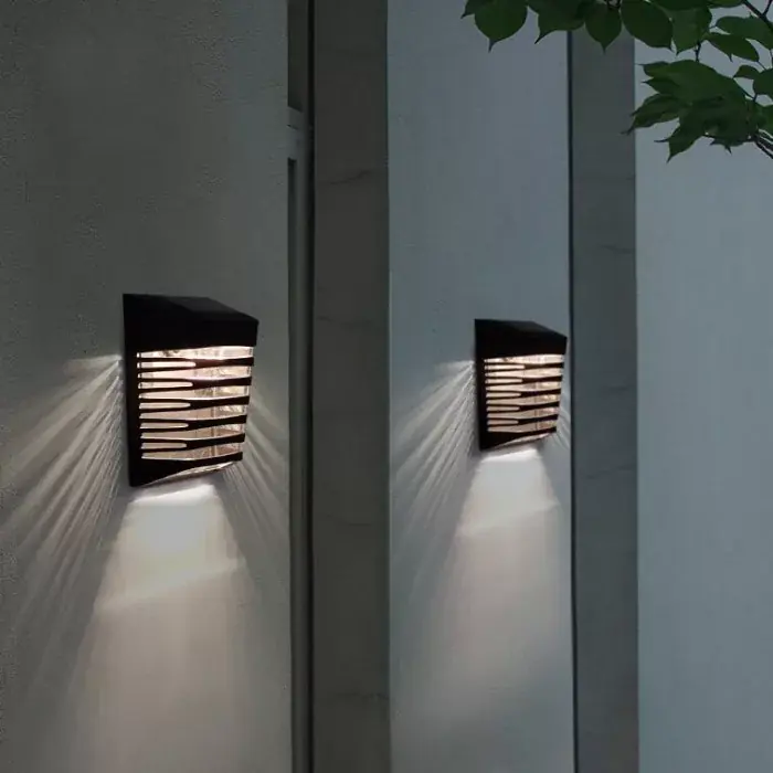 EcoLight Napelemes fali lámpa beépített alkonykapcsolóval SOE-2 Kedvezmény