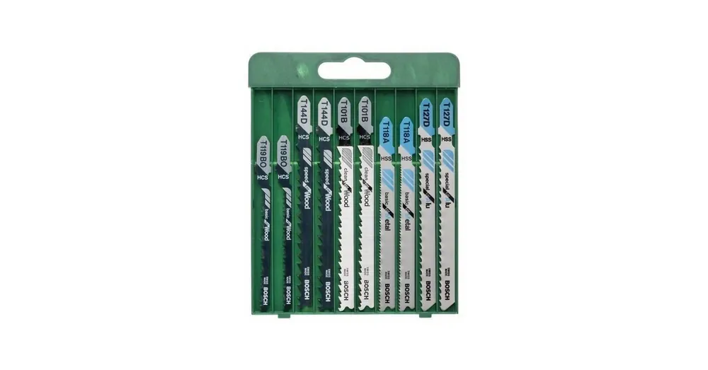 BOSCH 2609256746 DEKOPÍR FŰRÉSZLAP KÉSZLET 10DB T119B0-T144D-T101B-T118A-T127D Alacsony ár